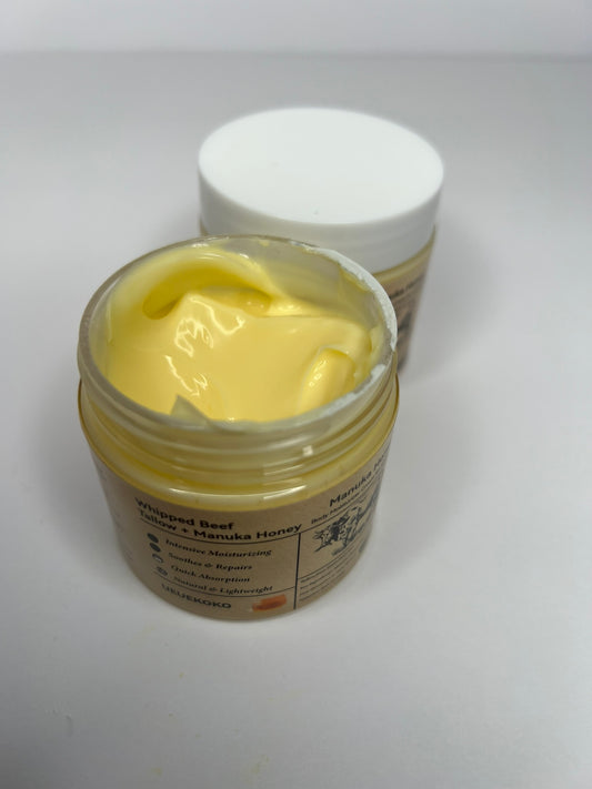 Whipped Beef Tallow with Manuka Honey Face Creme