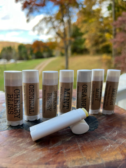 Natural Lip Balm, for Chapped Lips (No-Color)