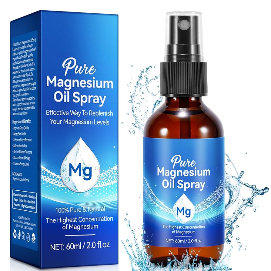 Magnesium Oil Spray: for Restful Sleep and Pain Relief